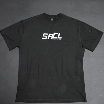 Revived Heavy Faded Tee Black
